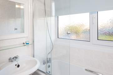 The bathroom.