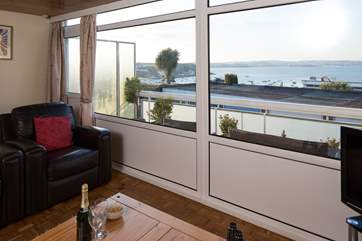 There's always something to watch in the bay.