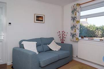 The cosy sitting-room.