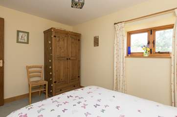 Both bedrooms have plenty of storage.