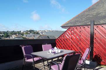 The terrace outside the dining-room.