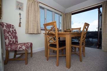 Enjoy the view from the dining table.