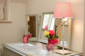Friendly touches can be found throughout the cottage.