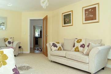 Looking back towards the spacious entrance hall.