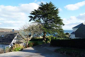 Both double bedrooms have lovely sea views.