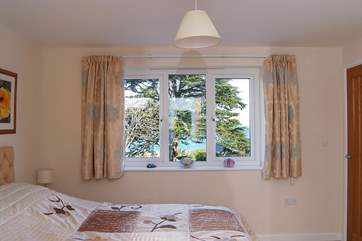 Also at the front of the house, Bedroom 1 has the same wonderful sea views as Bedroom 2.