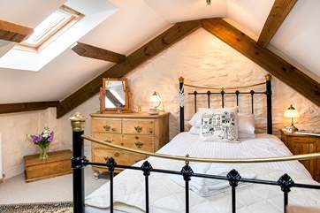 Bedroom 3 is the galleried bedroom above Bedroom 1.