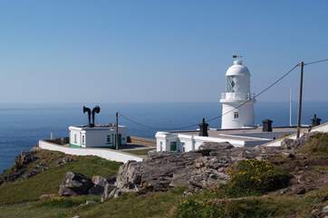 Pendeen Lighthouse is along the nearby coastal path.