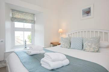 The master bedroom.