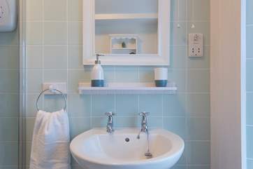 The bathroom.