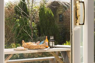 Fancy a light bite on the patio?