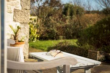 Sit in a sunny spot to read.