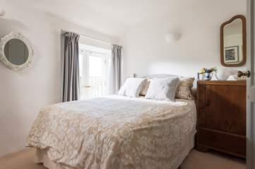 Bedroom 4 is furnished with a handsome French-style double bed (please note this bedroom is excluded for bookings at the lower rent band).