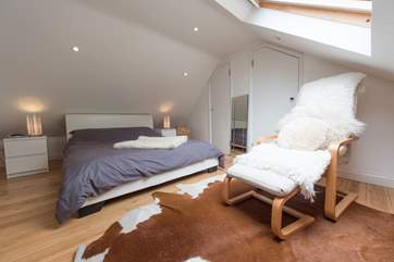 The bedroom.