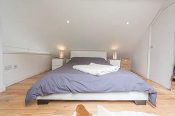 A comfortable double bed.