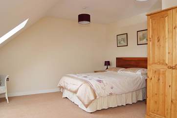 The upstairs double bedroom (Bedroom 2).