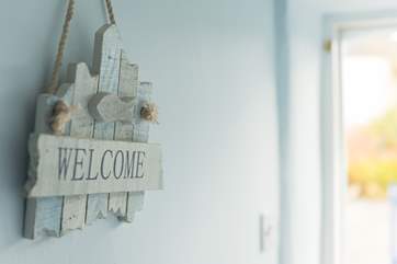 You are certainly made to feel welcome at Stable Cottage.