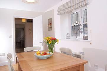 This photograph shows the interior link for The Parlour and The Linhay (2661) if guests wish to book the two cottages together.