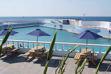 The open-air Jubilee pool in Penzance.