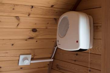 Although fully insulated, you even have extra heating if required in the Utilities Pod and the Living Pod for those cooler months.