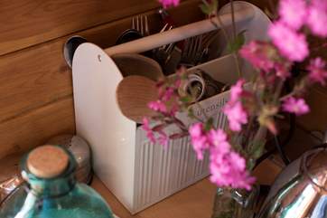 You will have everything you will need for your glamping holiday, there is a fully stocked inventory.