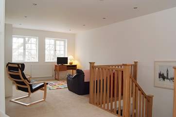 There is a siting-area on the first floor landing.