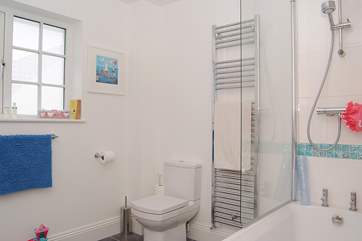 The bathroom.