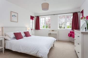 The gorgeous and cosy master bedroom.