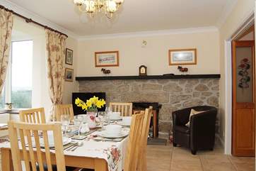 The dining-room.