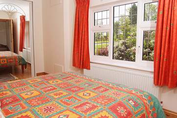This is another view of the spacious ground floor bedroom.