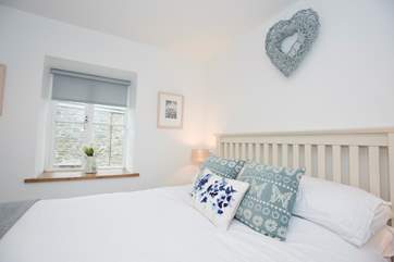 The bedroom.