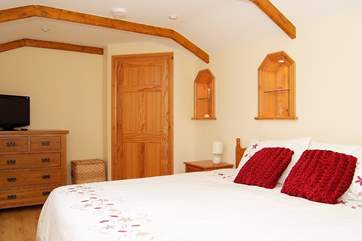 The comfortable bedroom.