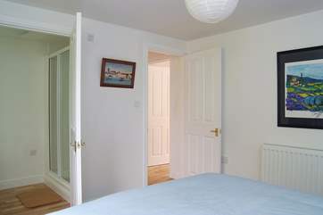The double bedroom has its own en suite shower-room.