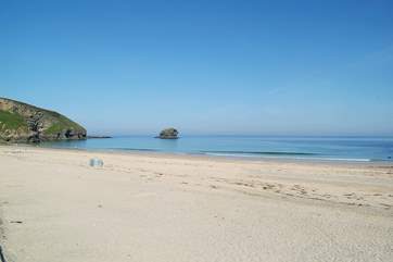 Portreath beach on a beautiful, quiet spring day!