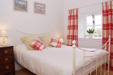 This is Bedroom 2, a very comfortable double room.