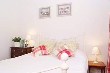 This is the third double bedroom - this one is en-suite. It is on the ground floor.