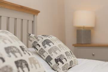 Throughout the cottage there are lovely furnishings and special touches.