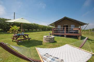 The lovely Bluebell Safari Tent.