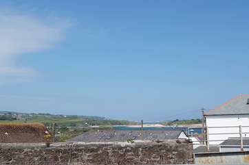 The view from the little station’s platform, along the estuary towards St Ives in the distance.