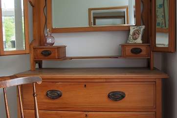 The Owners restore old furniture, and examples of their craft are all around the cottage.