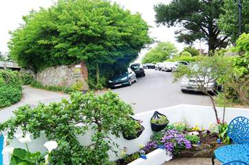 Looking up the hill towards the little station, you can take the train to St Ives (change at St Erth), it takes about 25 minutes and saves trying to find a parking space.