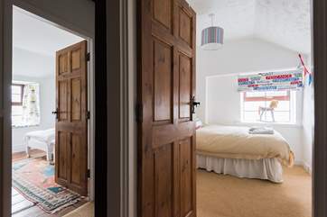 The single bedroom is next to the twin room.