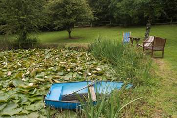 The little rowing boat is available to guests - however children must be supervised by an adult at all times.