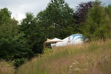 Poppy Yurt will truly provide a very special glamping holiday.