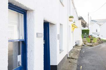 Penhaven sits on one of the little lanes just behind the harbour.