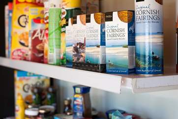 Plenty of Cornish goodies on offer.