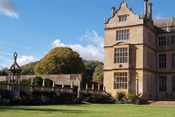 This part of Somerset offers a wealth of historic houses to visit - this is Montacute House, managed by the National Trust.