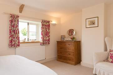 There is plenty of space but at the same time the cottage is very well furnished with lovely pieces that are in keeping with the atmosphere here.