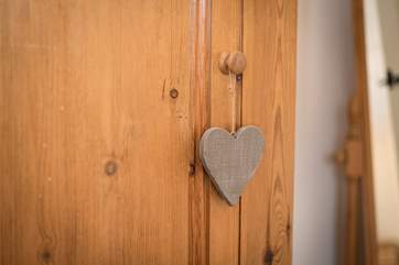 Lovely decorations throughout give the cottage that homely feel.