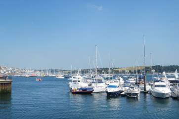 There are thousands of boats moored in Falmouth's sheltered marinas.